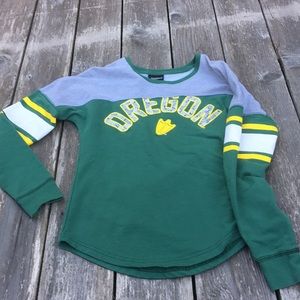 Juniors 3/5 Oregon ducks sweatshirt
